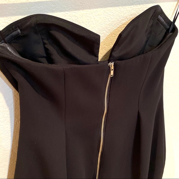 Keepsake the Label (Black) Divide Sweetheart Dress - Picture 10 of 12
